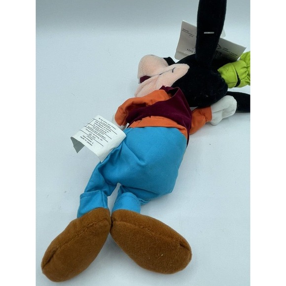 Goofy Plush Stuffed Animal Dog 8" Mini Bean Bag Beanie Doll VIntage Disney Store - Picture 8 of 8